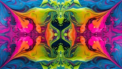 abstract mirrored colorful background
