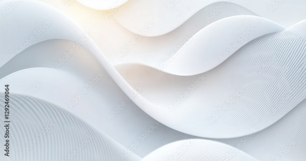 Aufkleber elegant minimalistic white circular background with soft textures and diffused light for business an