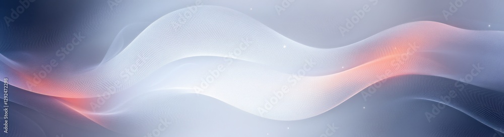 Aufkleber abstract minimalist grey white smooth curves soft gradient background design with circles and diagon