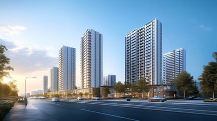 modern office building