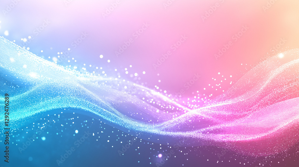 Aufkleber abstract fluidity: capturing the flowing forms and radiant hues, this captivating image showcases th