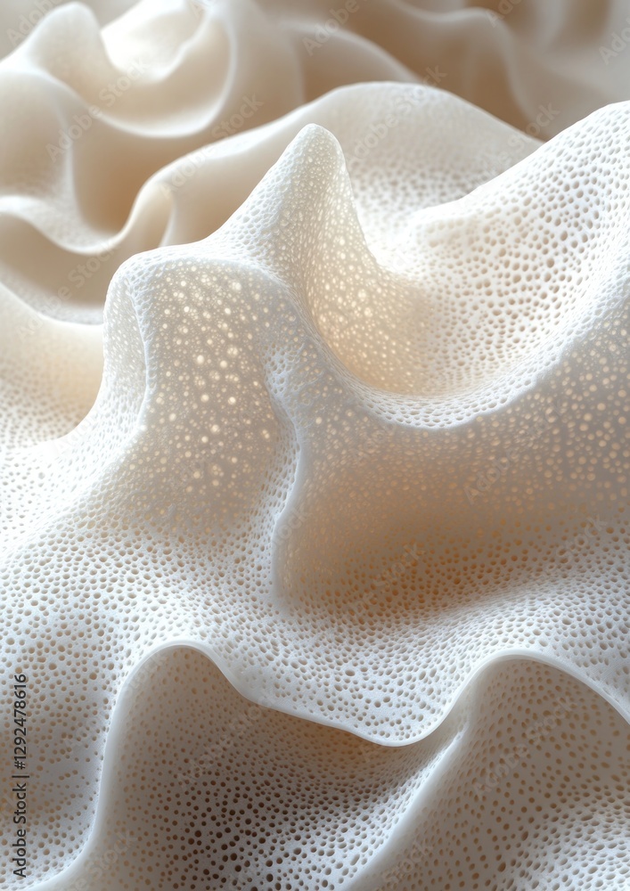 Poster abstract texture of white surface with soft lighting and negative space