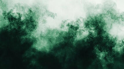 Green watercolor texture with smooth brush strokes, embodying artistic abstraction and gradient harmony.

