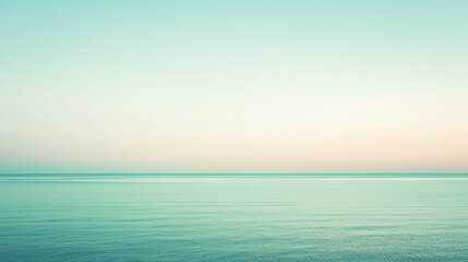 Obraz premium Soft pastel blues and greens blend gently for a peaceful, minimalist backdrop ideal for mindfulness content.
