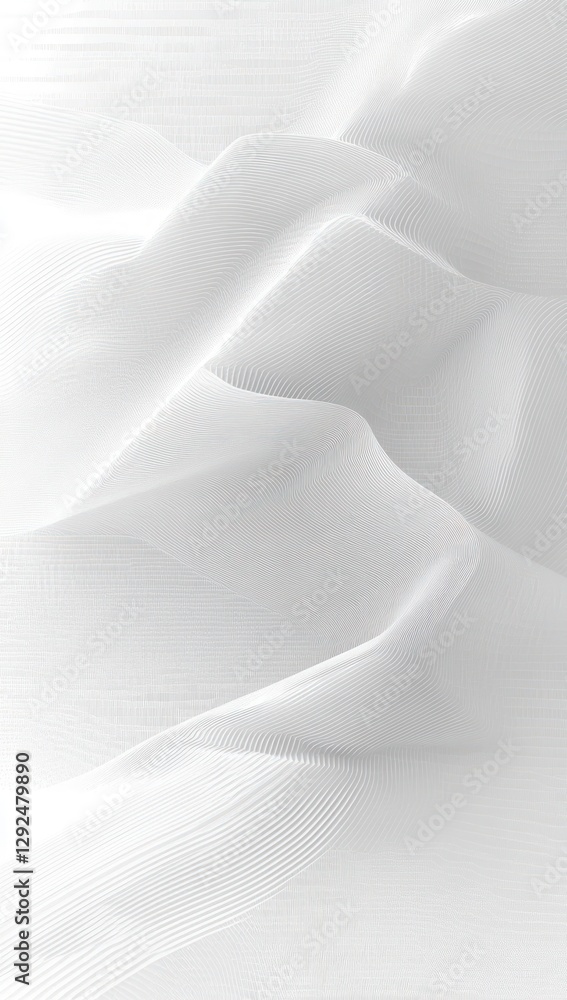 Poster minimalist abstract design soft gray lines white background dynamic corporate template