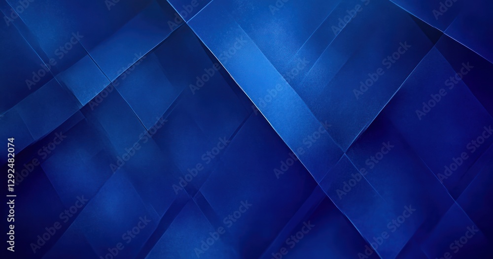 Poster dynamic blue abstract background with geometric shapes and soft lighting for business presentations 