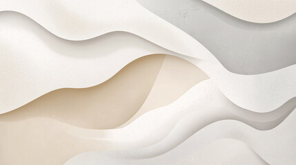 Obraz premium Soft monochromatic background with gray and beige tones, featuring a grainy texture for depth and elegance in minimalistic designs.