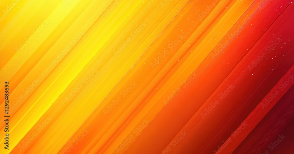 Aufkleber dynamic abstract background in yellow and orange with diagonal stripes and soft lighting for modern 