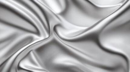 Frosted silver foil with matte and shiny patches creates a smooth, sophisticated design for premium packaging or branding.