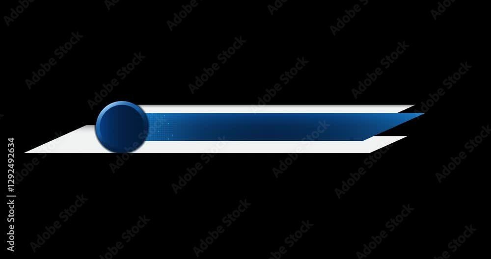 Wall mural futuristic design lower third banner animation. broadcast news lower third banner template design. v