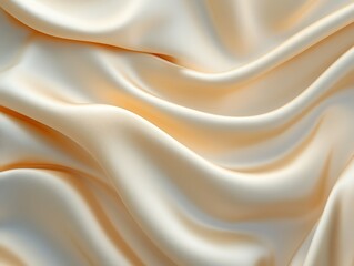 Obraz premium Smooth Beige Satin Drape Texture