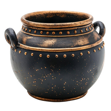 recommend clip art: A Witch Cauldron Isolated On white background