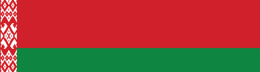 Fototapeta premium Belarus flag long banner digital vector illustration
