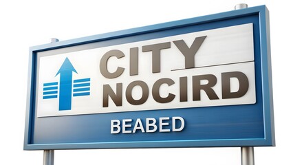 City Nocird Beabed Sign