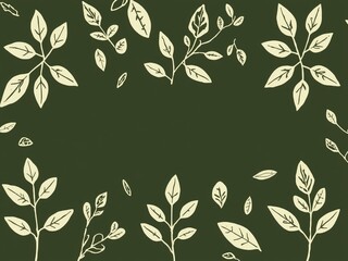 Lush Green Background Filled with Vibrant Leaves Creating a Fresh and Inviting Natural Atmosphere