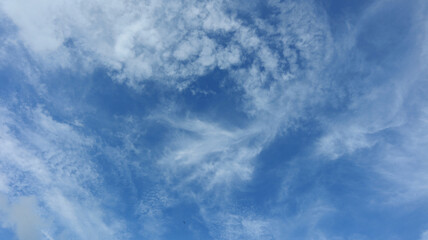 blue sky with clouds