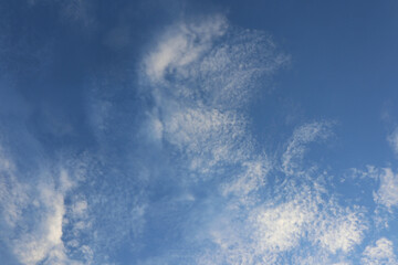 blue sky with clouds