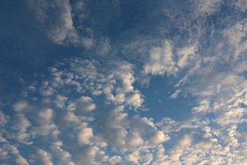 blue sky with clouds