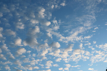blue sky with clouds