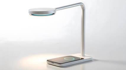 Modern Desk Lamp with Wireless Charging Pad
