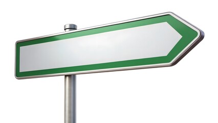 Fototapeta premium Blank Directional Signpost