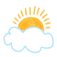 sun and cloud