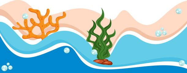 Wavy Beach Border