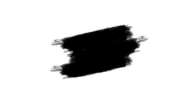 Hand-drawn grunge brush texture, Ink Black Brush Grunge background for titles with an alpha channel. Watercolor Retro art Vintage Abstract background.	