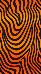 op art piece that subtly includes a cryptid in its design design poster background