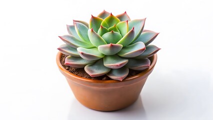 Fototapeta premium Echeveria Succulent in Terracotta Pot