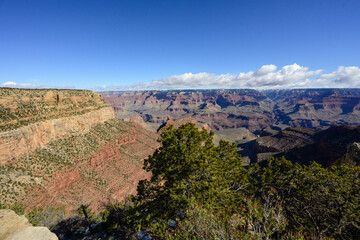 Fototapeta premium grand canyon landscape with clouds in Arizona