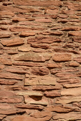 Fototapeta premium brick wall texture of hopi indian construction
