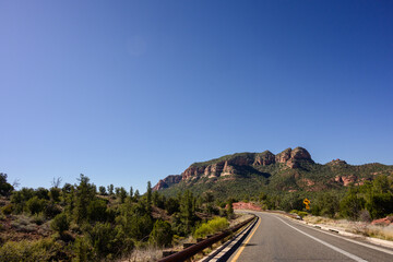 red rock in Sedona Arizona desert 