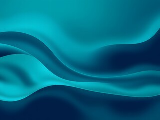 Fototapeta premium High Contrast Aqua Wavy Background in Dark Teal and Light Blue, Bold and Striking Abstract Design