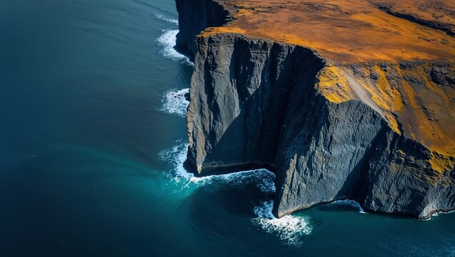 A steep cliff landscape