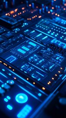 Futuristic AI Brain with Digital Circuit Board and Neural Network







