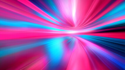 Vibrant abstract motion blur in pink and blue