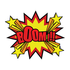 bubbble speech boom, exploding and expression. use for comics and pop art posters