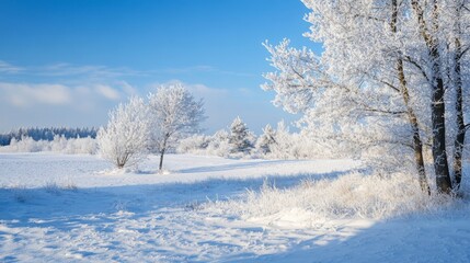 Obraz premium Winter Wonderland Landscape