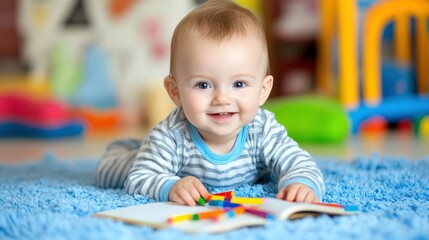 Young Artist Sketching with Crayons in a Notebook