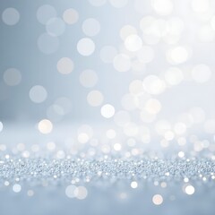Abstract royal white background with glitter bokeh. Shimmering  crystals create dreamy texture. Light, sparkle create magical effect. Perfect for holiday, party luxury product presentation