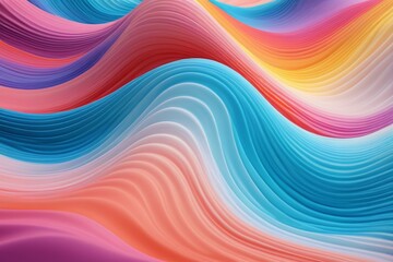 a close up of a colorful wave pattern with a blurry background