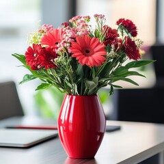 Flower arrangement at the hotel