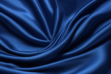 Obraz premium a close up of a blue silk fabric with a very large amount of folds