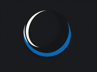  Bold and Simple Hockey Ball Design with Strong Color Contrast for Sports Themes