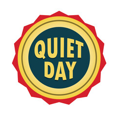 Sticker for Quiet Day