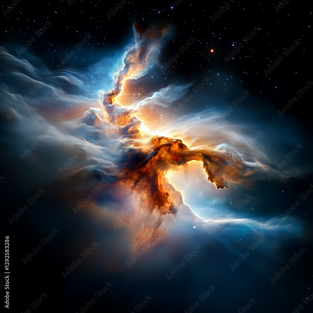 Canvas Prints galactic explosion event outer space nebula imagery cosmic environment dramatic viewpoint stellar ph