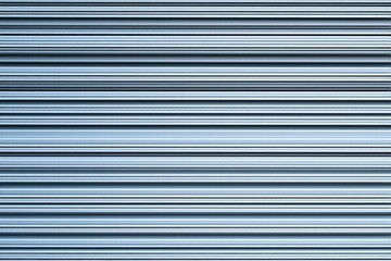 Obraz premium arafed image of a blue metal wall with vertical lines