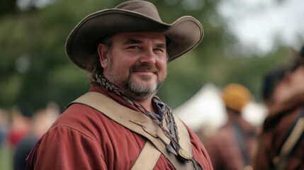 Man in Historical Costume Portrait
