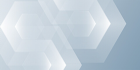 White background with dynamic wavy hexagon texture. suitable for wallpaper poster illustration abstract simple modern
